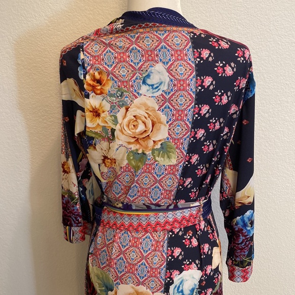 Johnny Was wrap dress - Picture 6 of 7